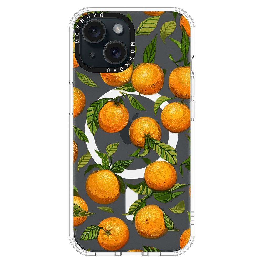 Tangerine Phone Case - iPhone 15 Plus Case - MOSNOVO