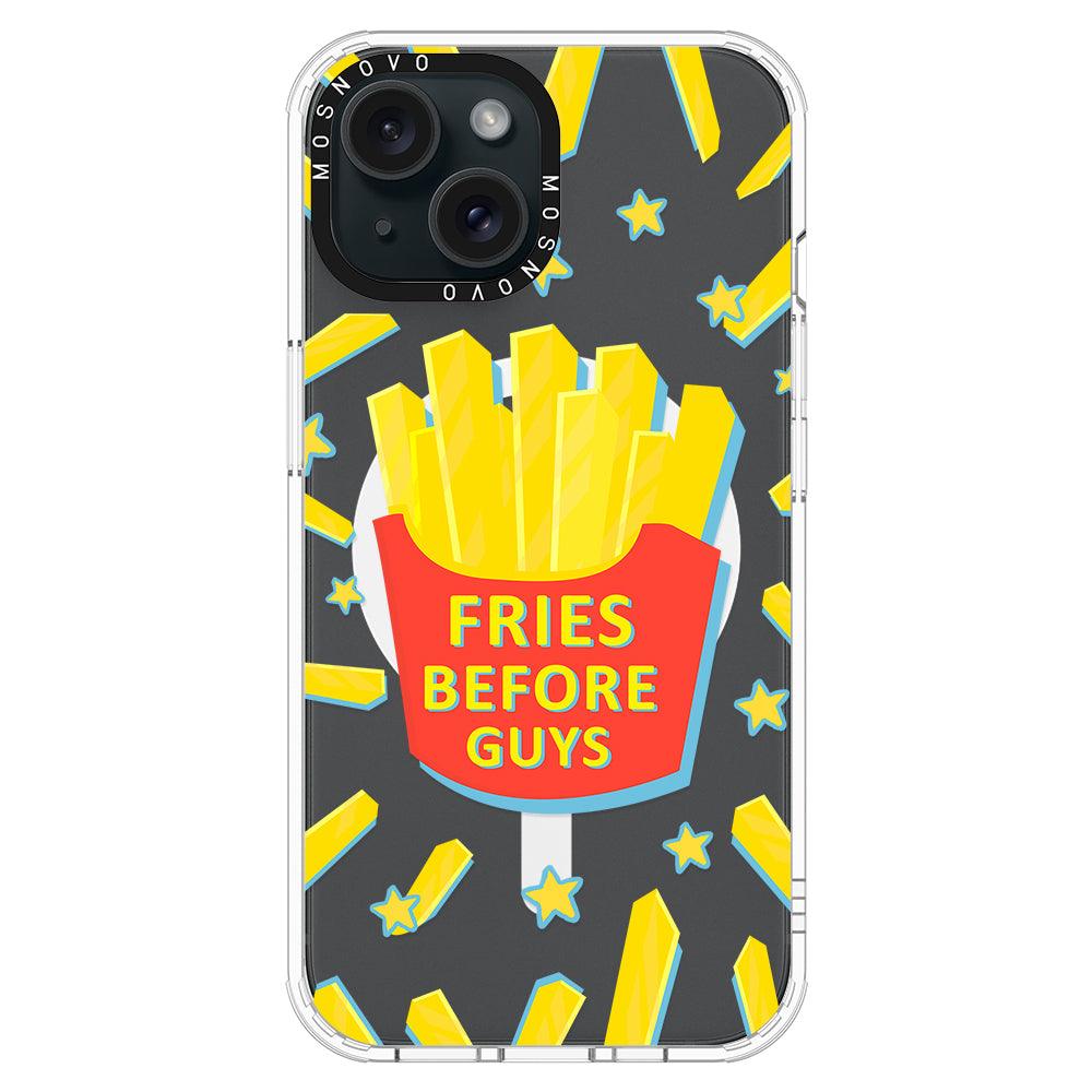 Fries Before Guys Phone Case - iPhone 15 Plus Case - MOSNOVO