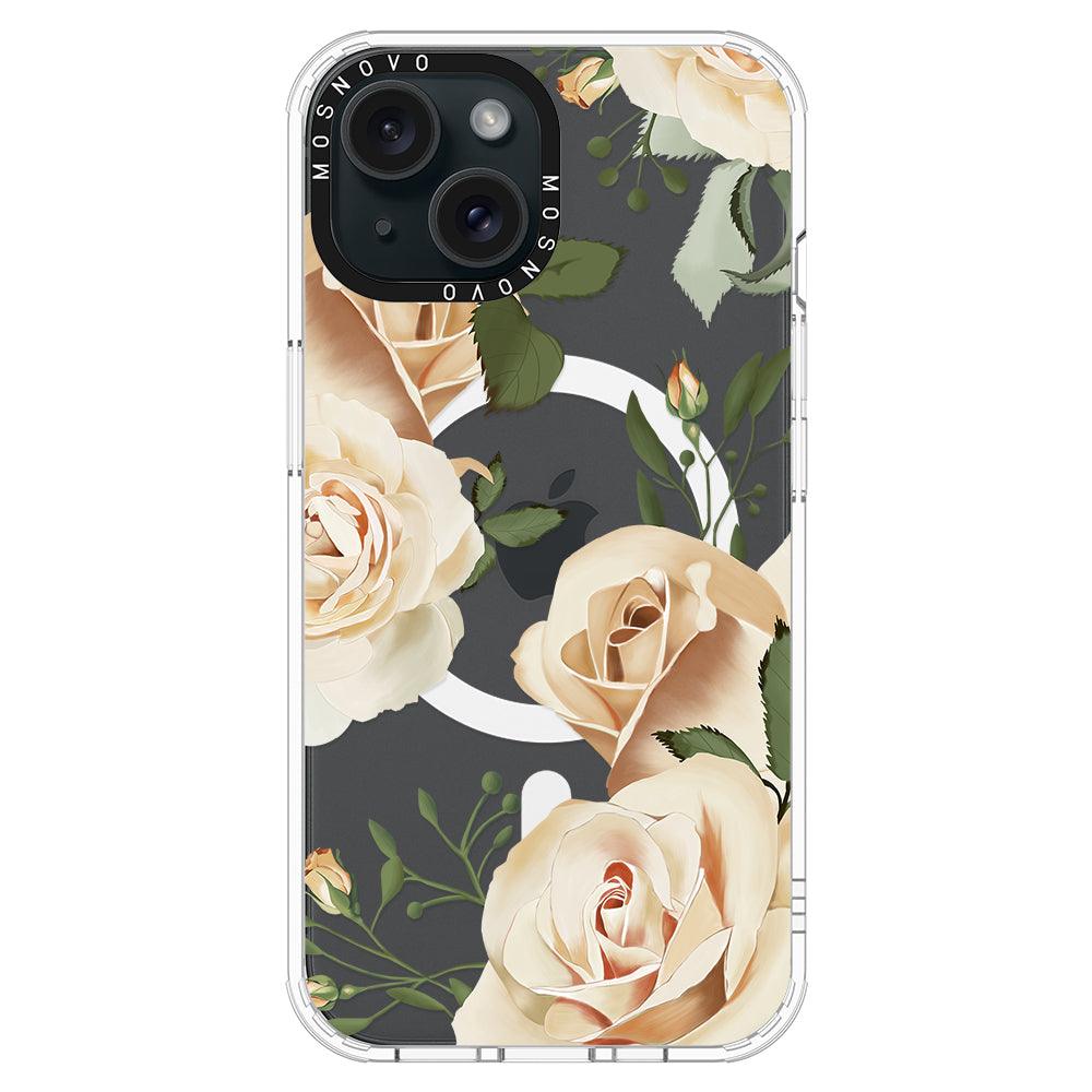 Champagne Roses Phone Case - iPhone 15 Plus Case - MOSNOVO