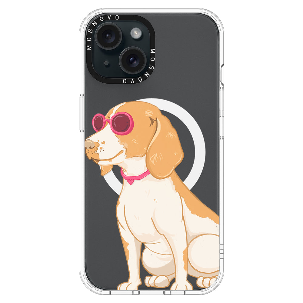 Cute Beagle Phone Case - iPhone 15 Case - MOSNOVO