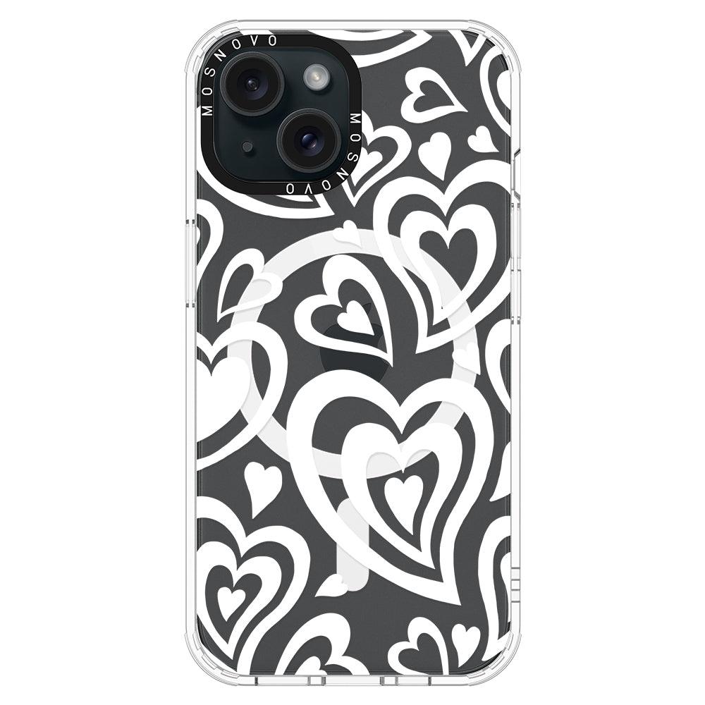 Twist Heart Phone Case - iPhone 15 Plus Case - MOSNOVO