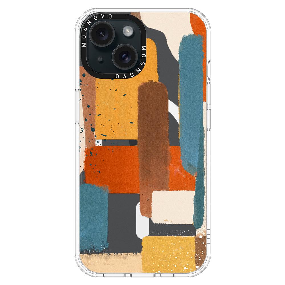 Modern Abstract Artwork Phone Case - iPhone 15 Case - MOSNOVO