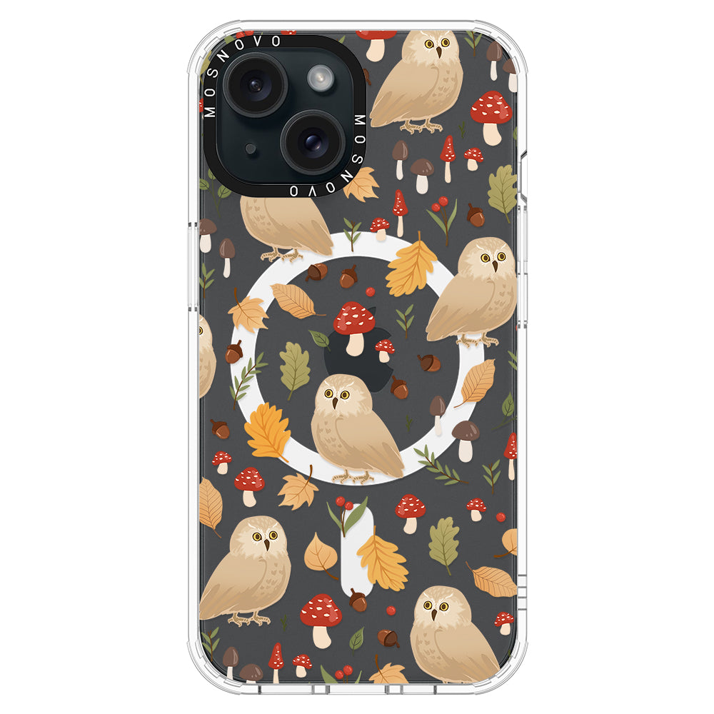 Autumn Owl Phone Case - iPhone 15 Case - MOSNOVO