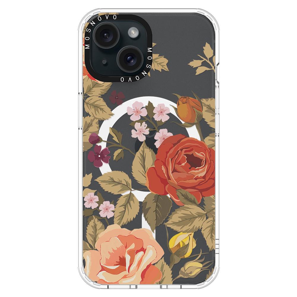 Vintage Roses Phone Case - iPhone 15 Plus Case - MOSNOVO