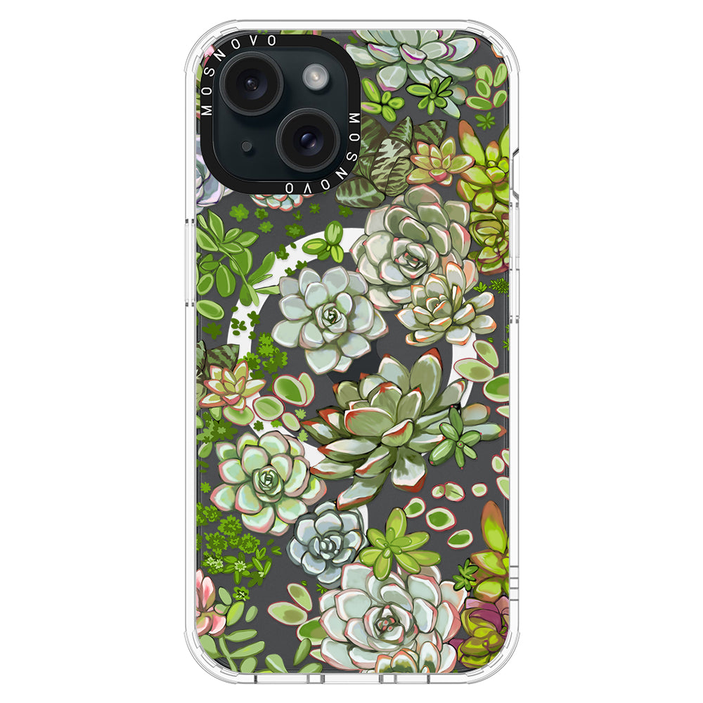 Succulent Phone Case - iPhone 15 Case - MOSNOVO