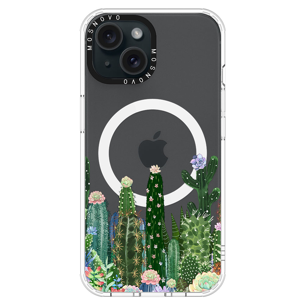 Desert Cactus Phone Case - iPhone 15 Plus Case - MOSNOVO