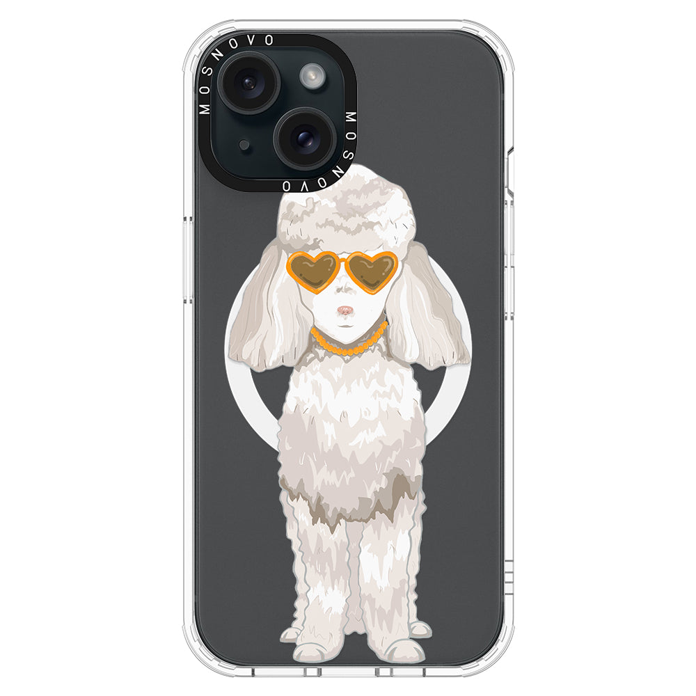 Poodle Phone Case - iPhone 15 Plus Case - MOSNOVO