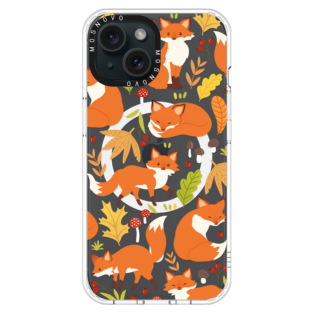 Autumn Fox Phone Case - iPhone 15 Case - MOSNOVO