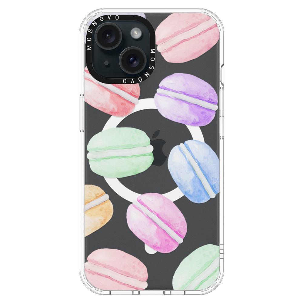 Pastel Macaron Phone Case - iPhone 15 Plus Case - MOSNOVO