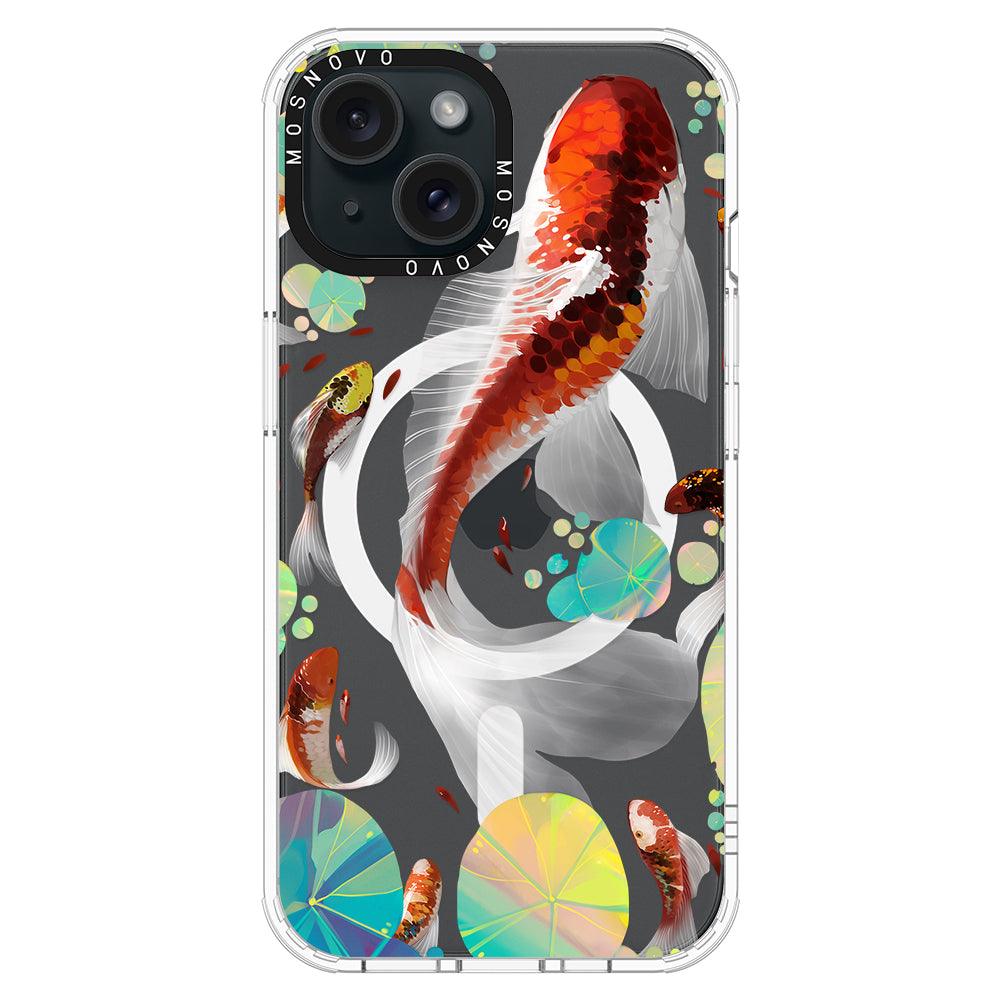 Koi Art Phone Case - iPhone 15 Plus Case - MOSNOVO