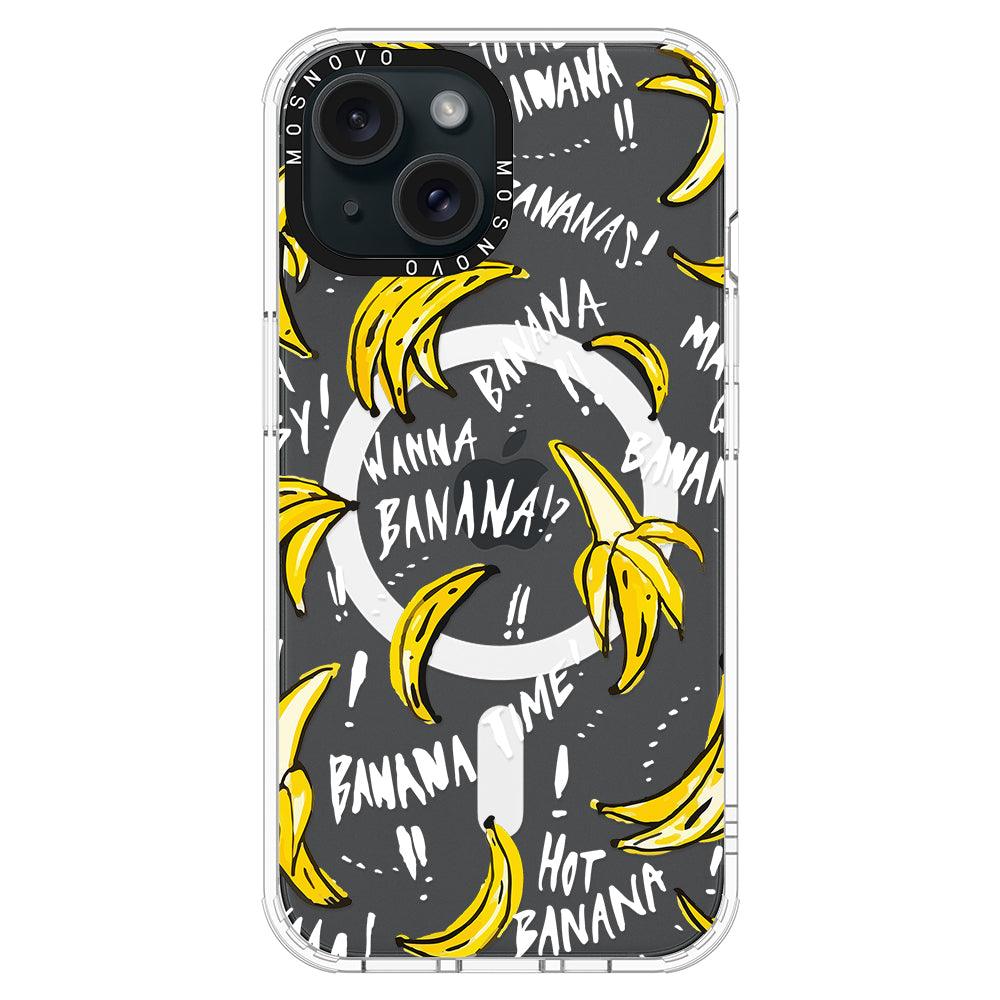 Banana Banana Phone Case - iPhone 15 Case - MOSNOVO