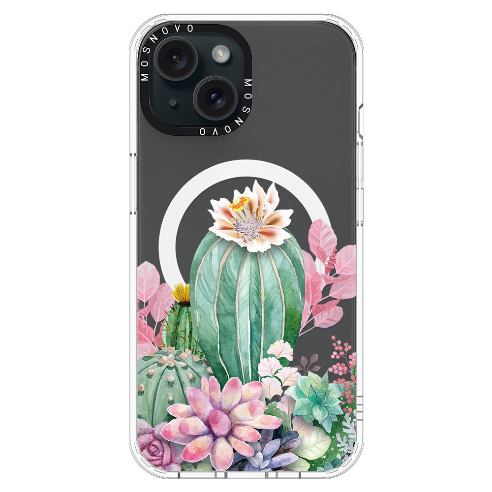 Cactaceae Phone Case - iPhone 15 Plus Case - MOSNOVO