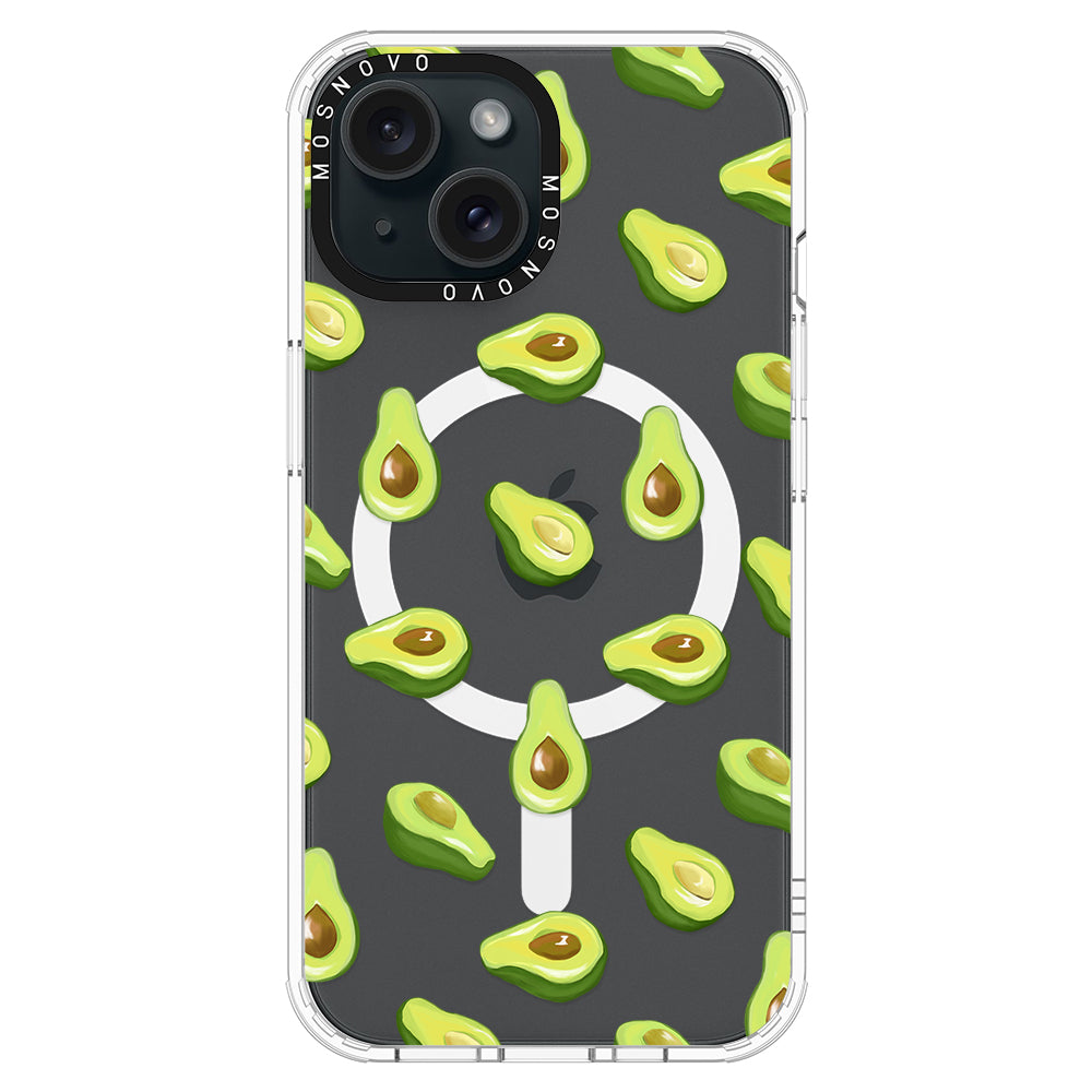 Fleshy Avocado Phone Case - iPhone 15 Plus Case - MOSNOVO