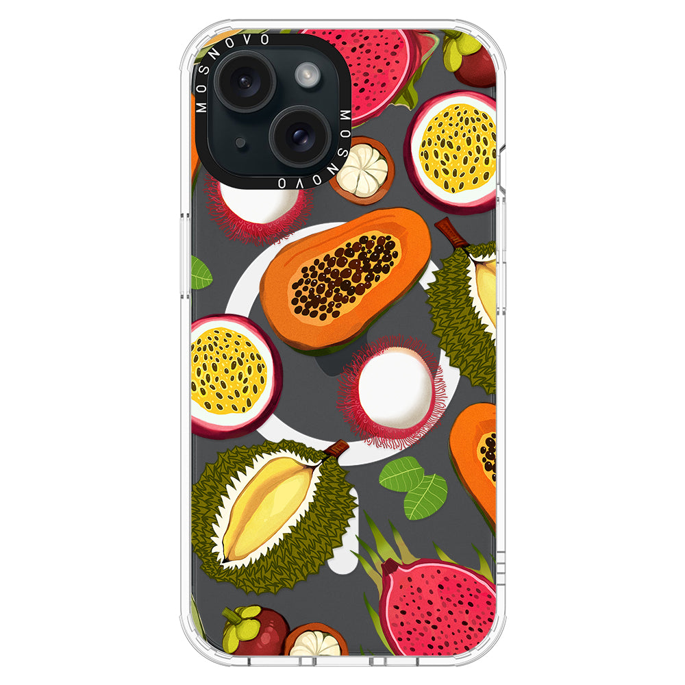 Tropical Fruit Phone Case - iPhone 15 Plus Case - MOSNOVO