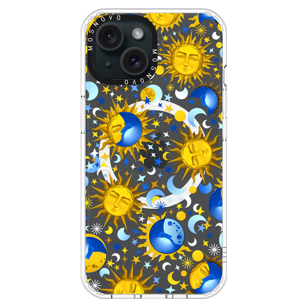 Sun and Moon Phone Case - iPhone 15 Plus Case - MOSNOVO