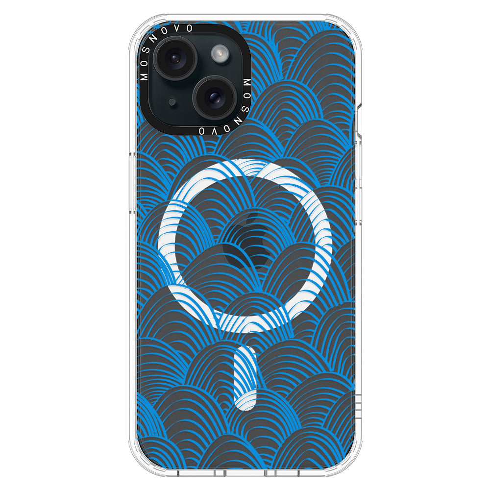 Wavy Wave Phone Case - iPhone 15 Case - MOSNOVO