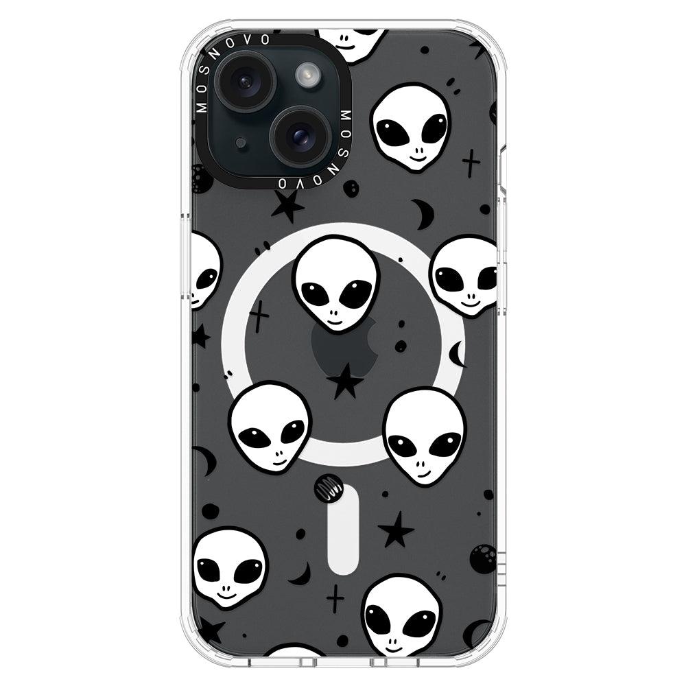 Cute Alien Phone Case - iPhone 15 Case - MOSNOVO