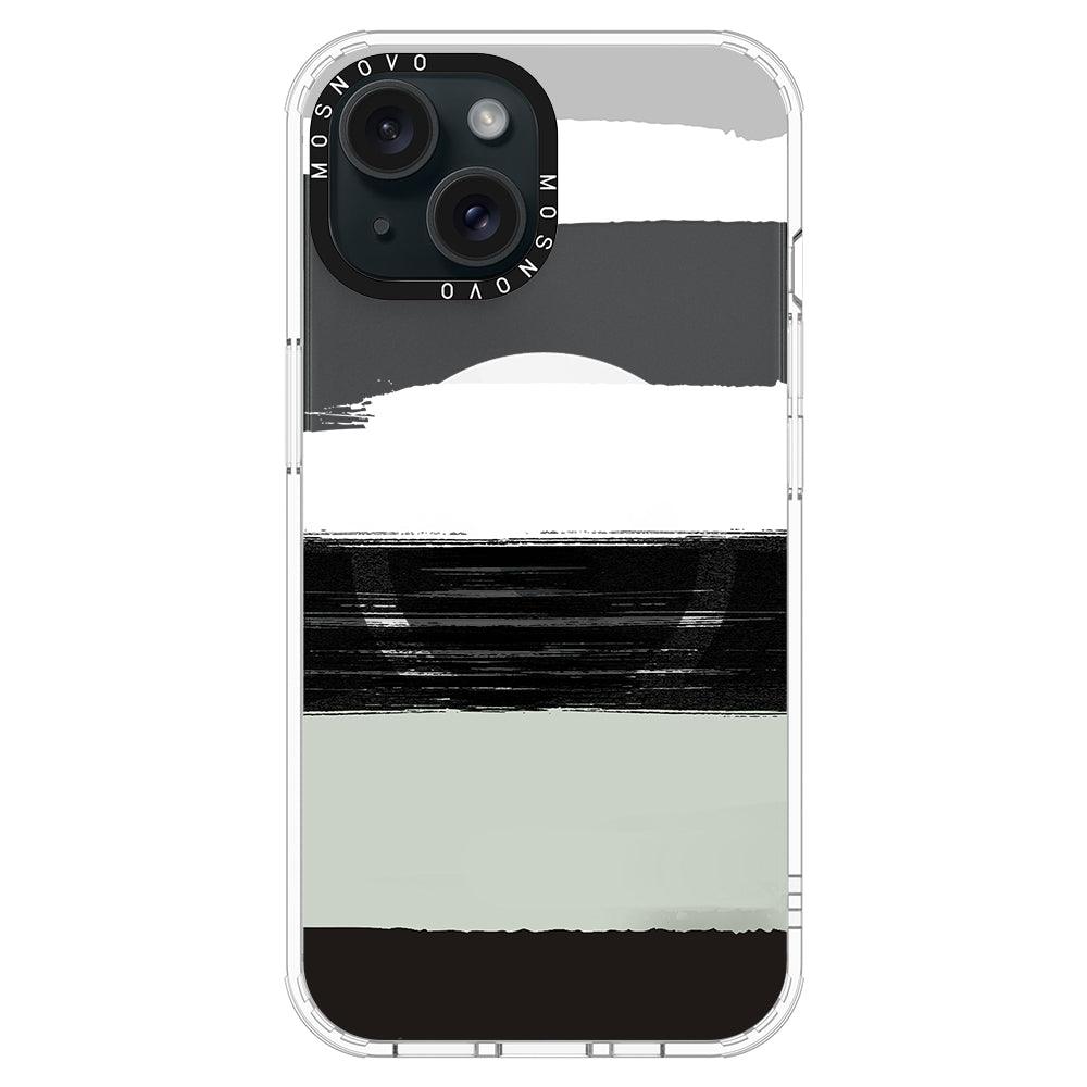 Paint Brush Phone Case - iPhone 15 Case Clear With Magsafe