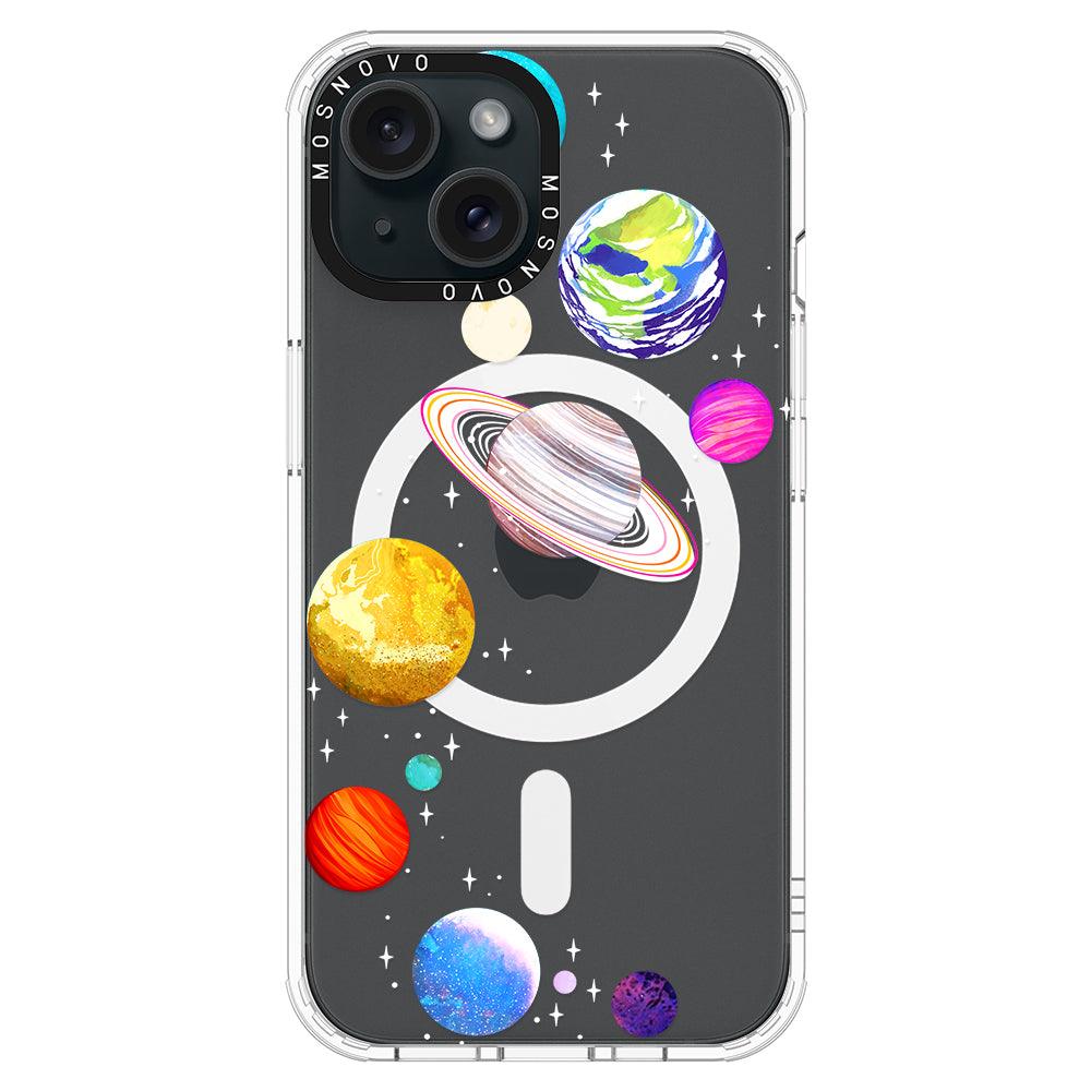 The Planet Phone Case - iPhone 15 Case Clear With Magsafe