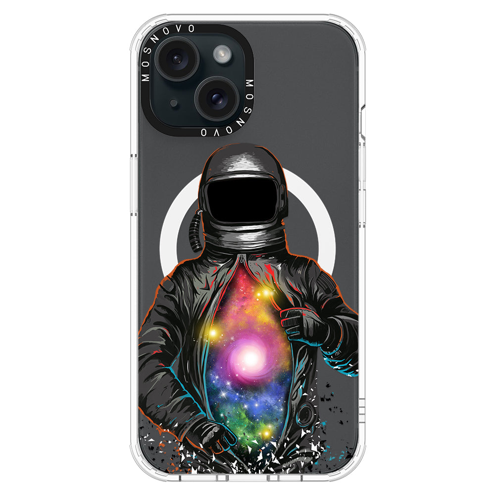 Mystery Astronaut Phone Case - iPhone 15 Case - MOSNOVO