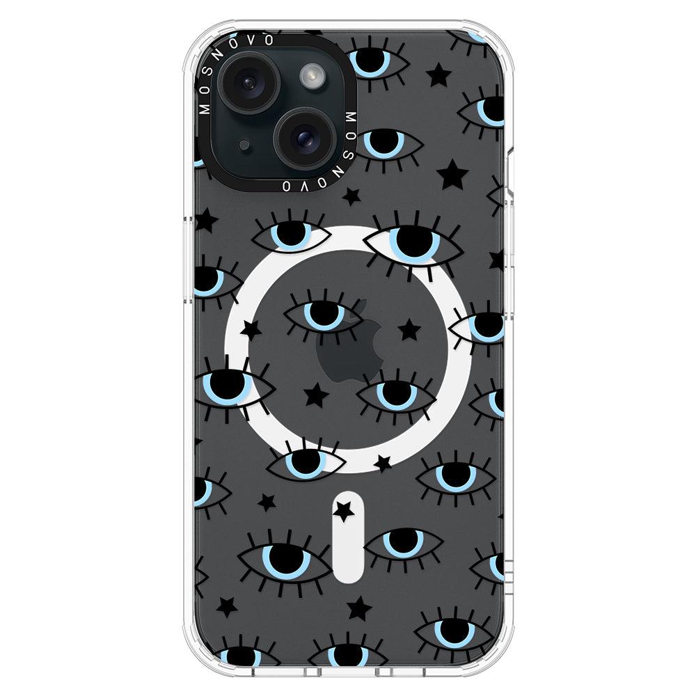 Hippie Eye Phone Case - iPhone 15 Plus Case - MOSNOVO