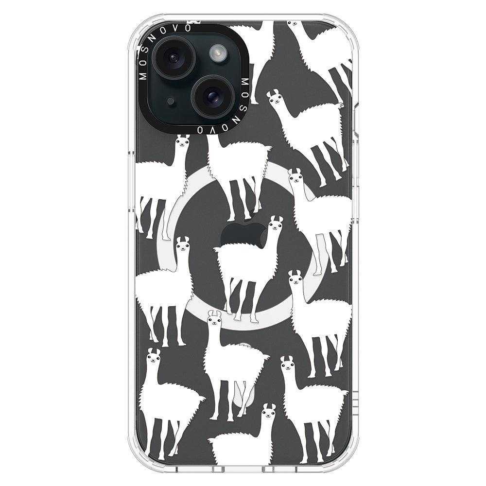 Llama Phone Case - iPhone 15 Case - MOSNOVO