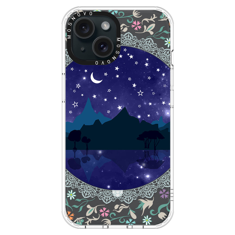 Night Scene Phone Case - iPhone 15 Case Clear With Magsafe