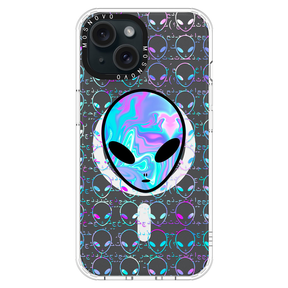 Space Alien Phone Case - iPhone 15 Case - MOSNOVO