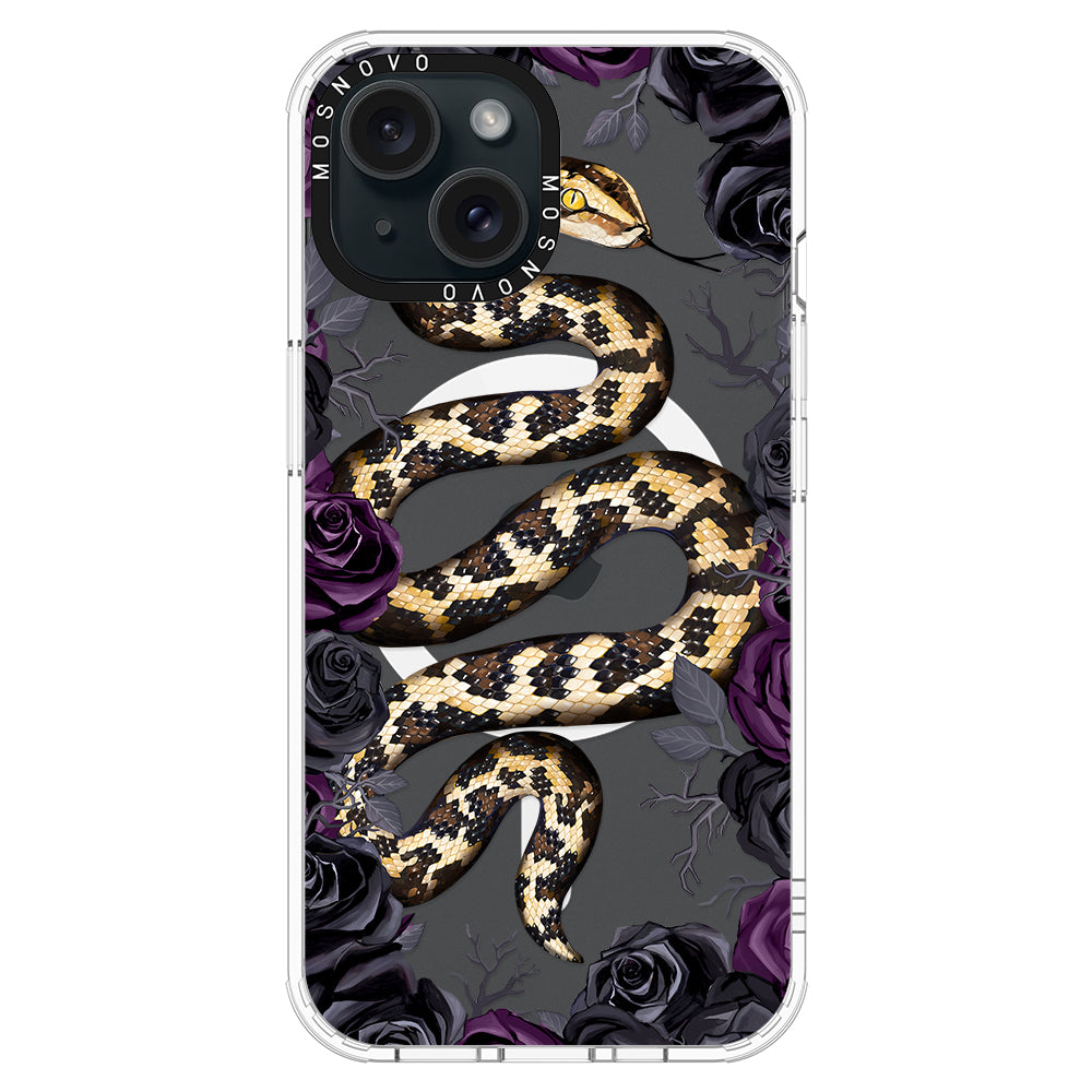 Secret Snake Garden Phone Case - iPhone 15 Case - MOSNOVO