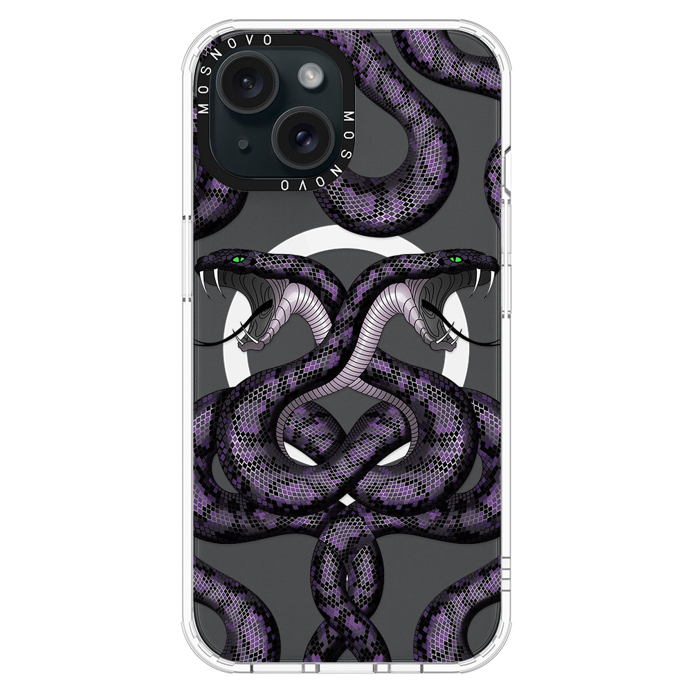 Mystery Snake Phone Case - iPhone 15 Plus Case - MOSNOVO