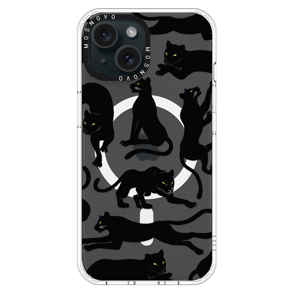 Black Panther Phone Case - iPhone 15 Plus Case - MOSNOVO