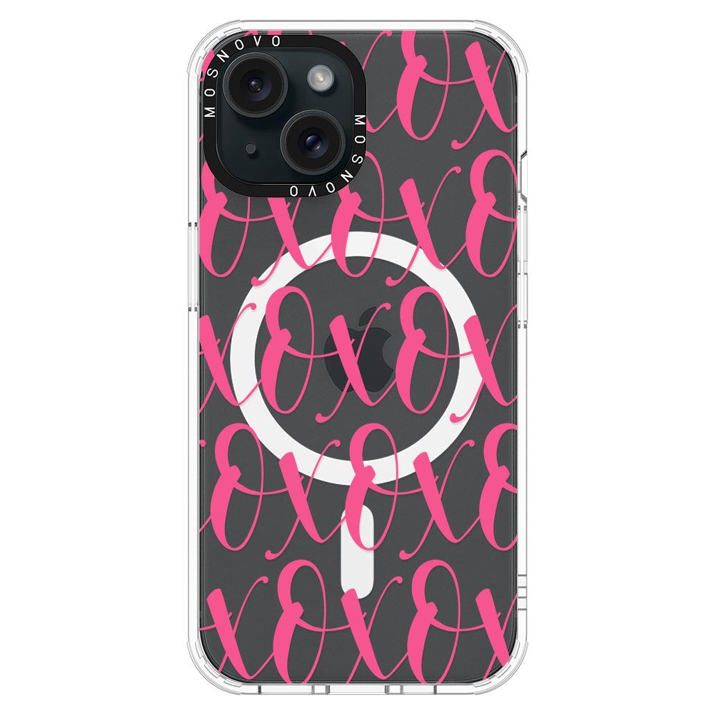 XOXO Phone Case - iPhone 15 Case - MOSNOVO