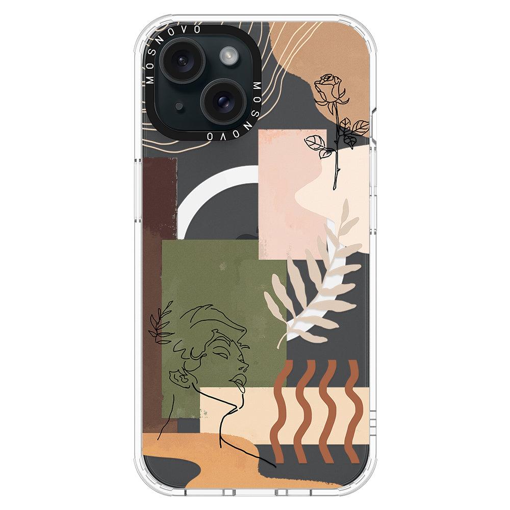 Modern Art Phone Case - iPhone 15 Plus Case - MOSNOVO