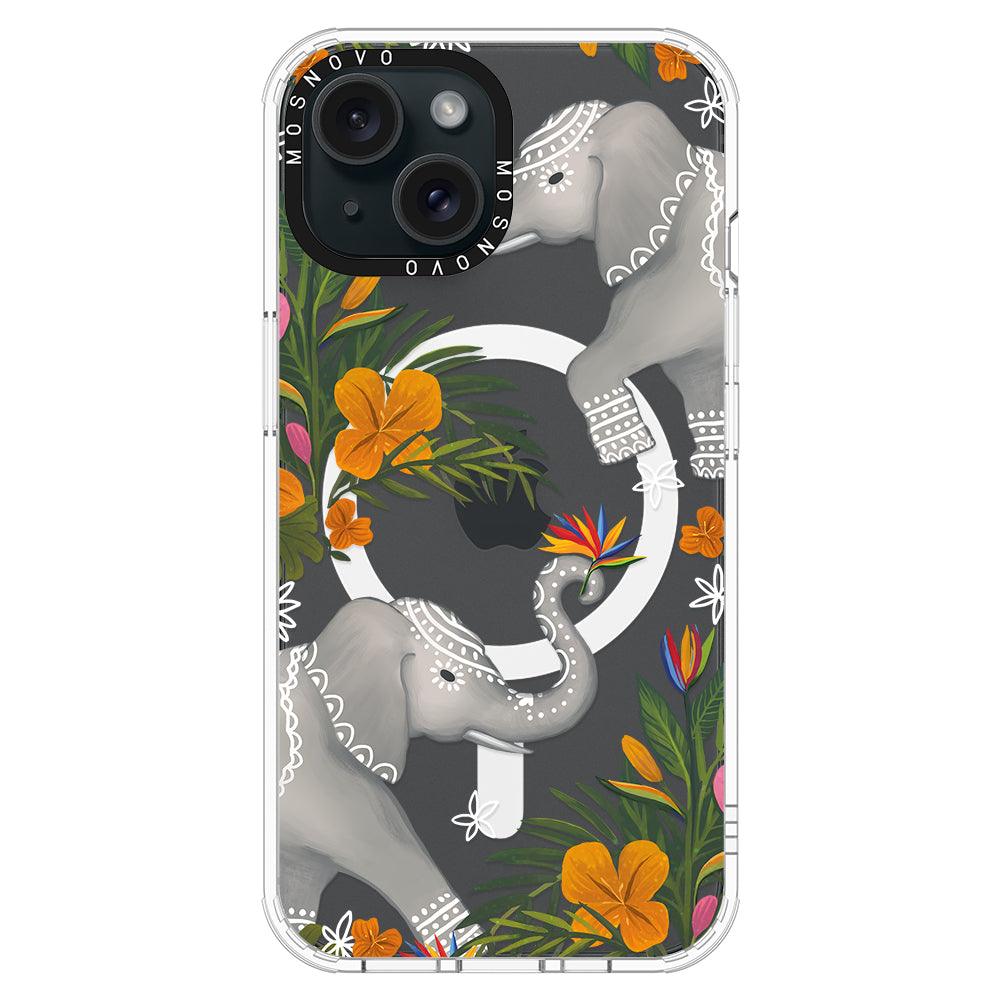 Elephant Phone Case - iPhone 15 Plus Case - MOSNOVO