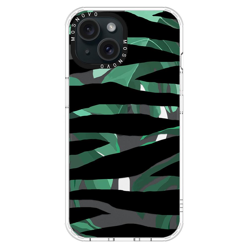 Wild Zebra Phone Case - iPhone 15 Plus Case - MOSNOVO