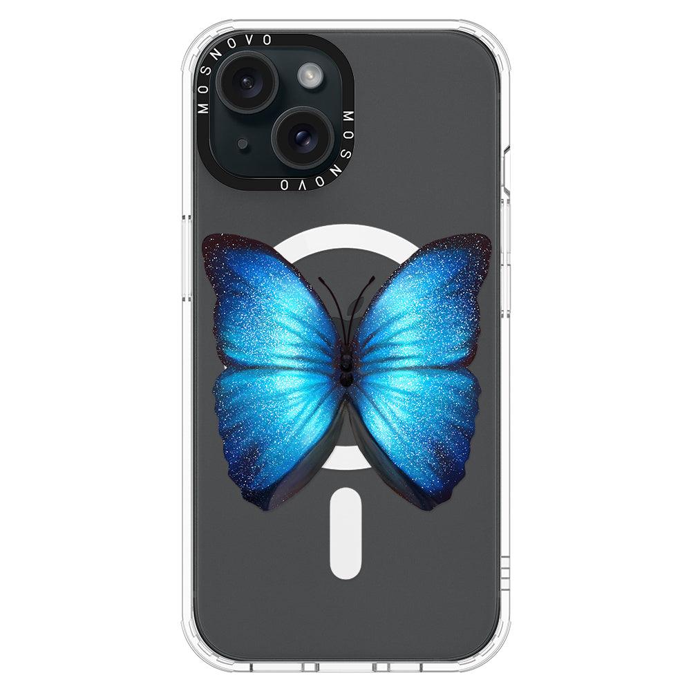 Shimmering Butterfly Phone Case - iPhone 15 Case - MOSNOVO