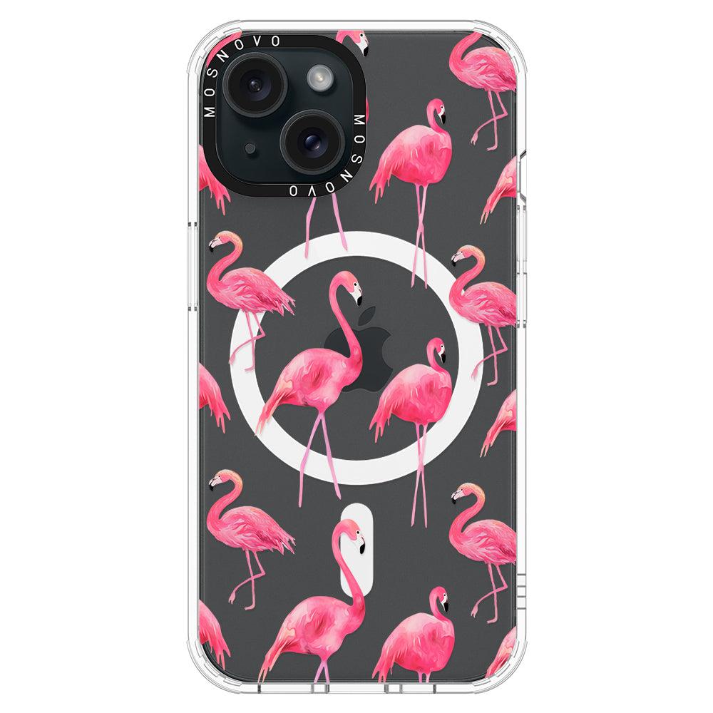 Flamingo Phone Case - iPhone 15 Plus Case - MOSNOVO