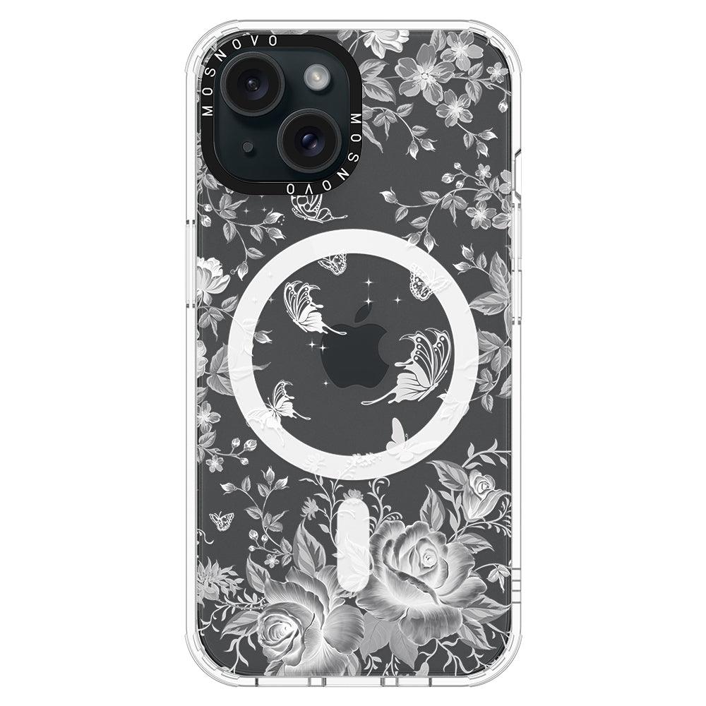 Fairy White Garden Phone Case - iPhone 15 Case - MOSNOVO