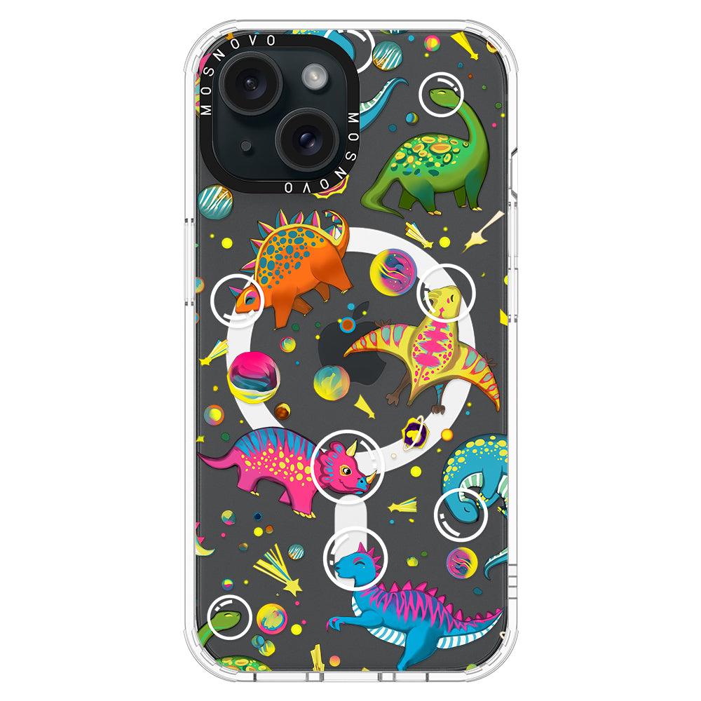 Dinosaur Planet Phone Case - iPhone 15 Plus Case - MOSNOVO