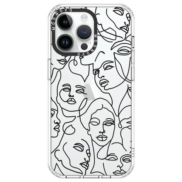 Compatible with iPhone 14 Pro Max Case,Aesthetic Abstract