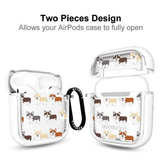 Cute Corgi AirPods 1/2 Case - MOSNOVO