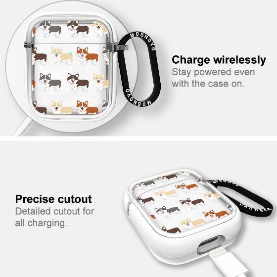 Cute Corgi AirPods 1/2 Case - MOSNOVO