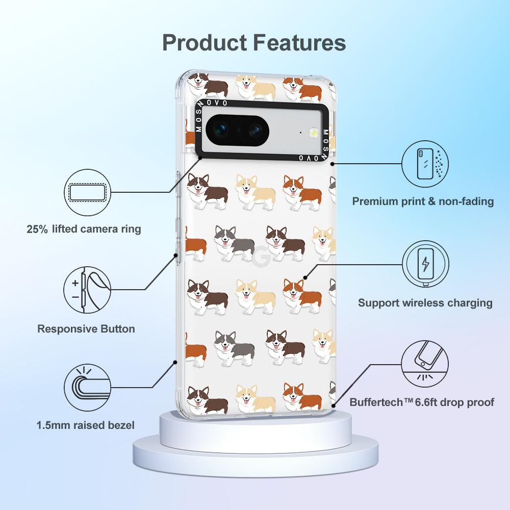 Adorable Corgi Phone Case - Google Pixel 7 Case - MOSNOVO