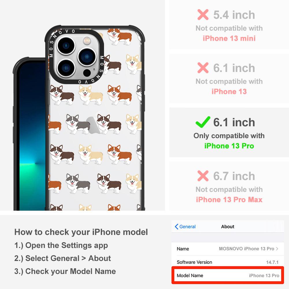 Cute Corgi Phone Case - iPhone 13 Pro Case - MOSNOVO