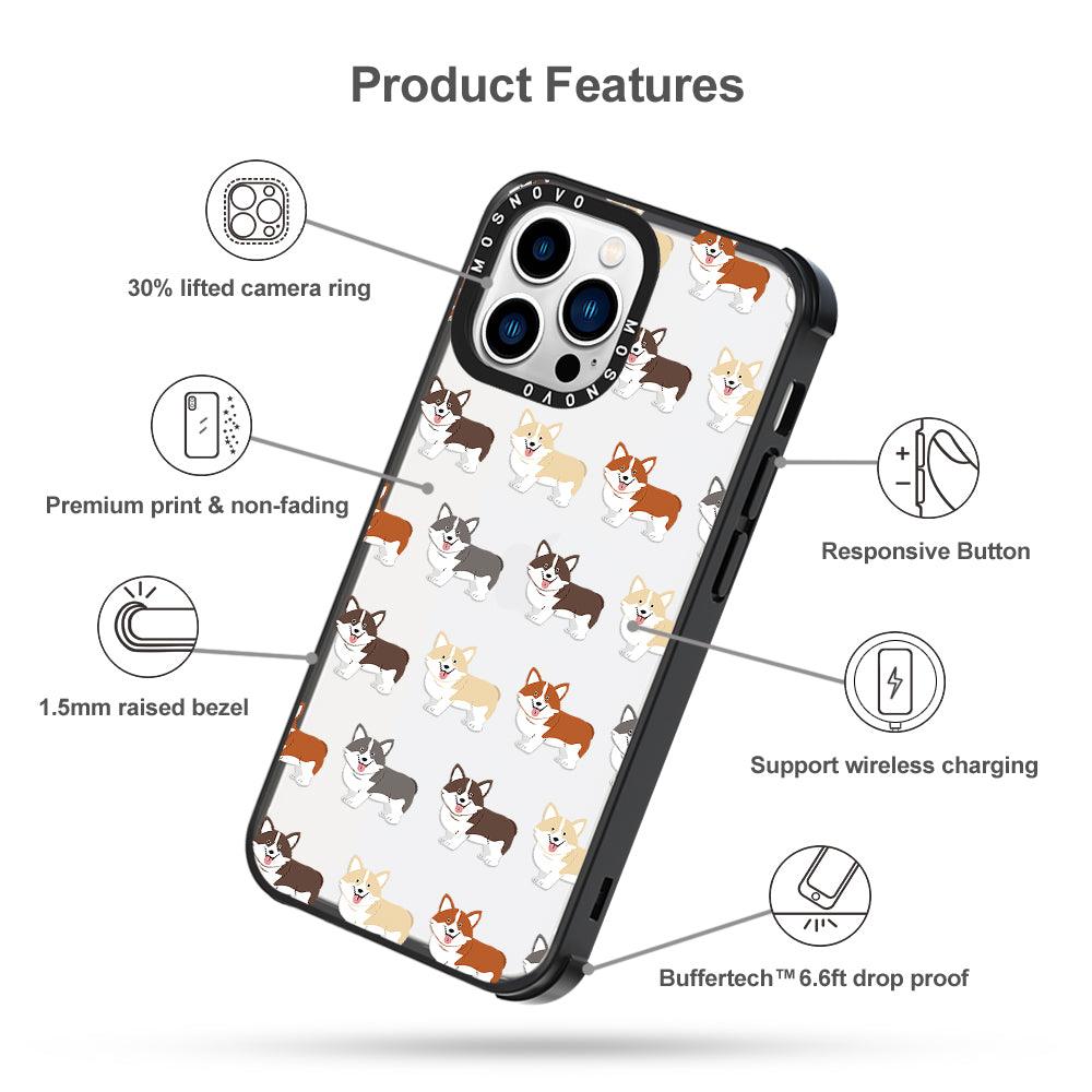 Cute Corgi Phone Case - iPhone 13 Pro Case - MOSNOVO