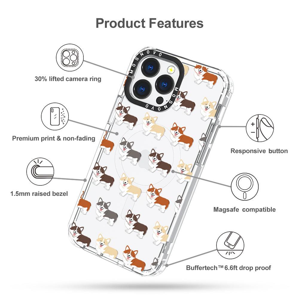 Cute Corgi Phone Case - iPhone 13 Pro Case - MOSNOVO