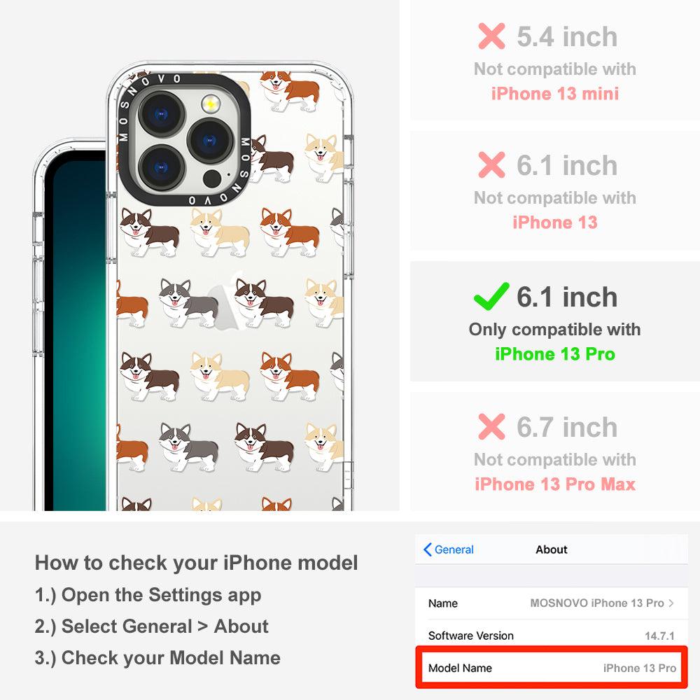 Cute Corgi Phone Case - iPhone 13 Pro Case - MOSNOVO