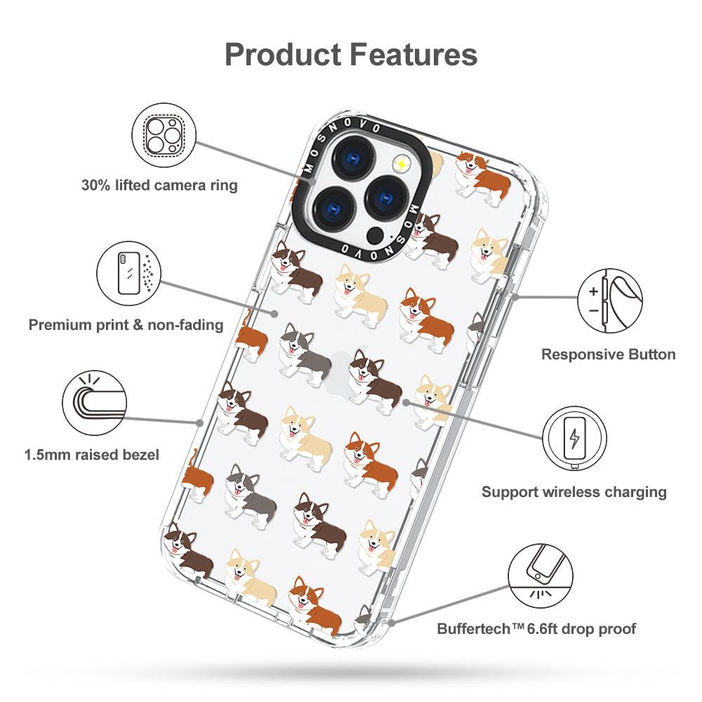 Cute Corgi Phone Case - iPhone 13 Pro Case - MOSNOVO