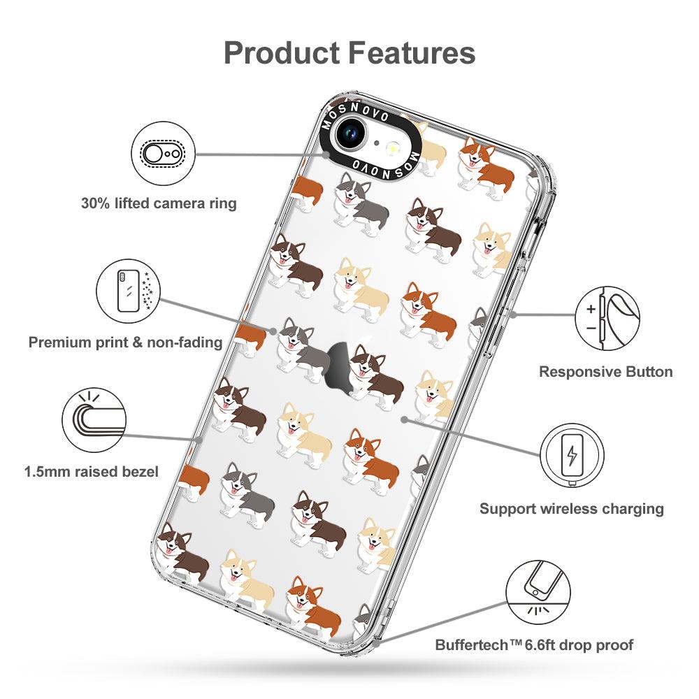 Cute Corgi Phone Case - iPhone SE 2020 Case - MOSNOVO