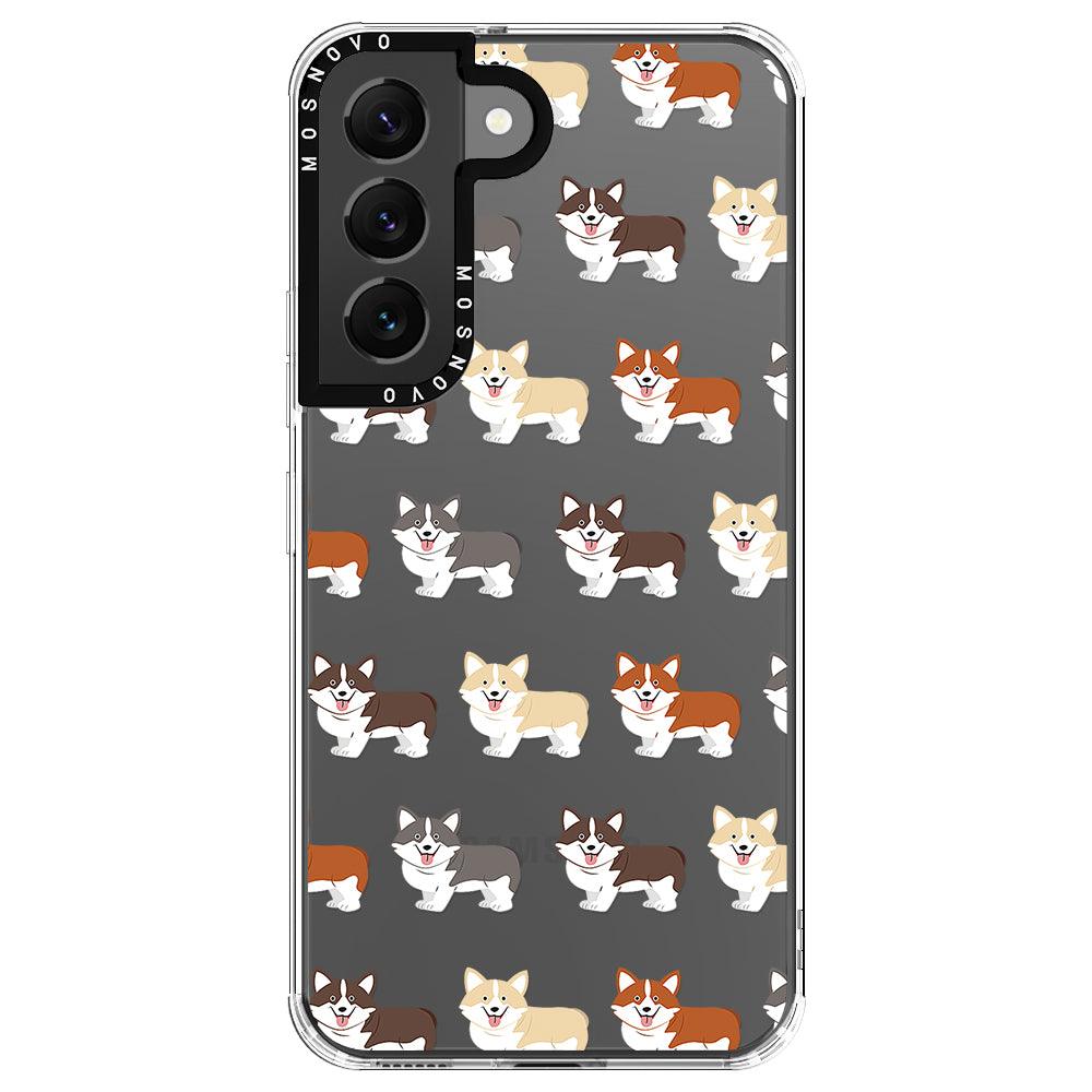 Adorable Corgi Phone Case - Samsung Galaxy S22 Case - MOSNOVO